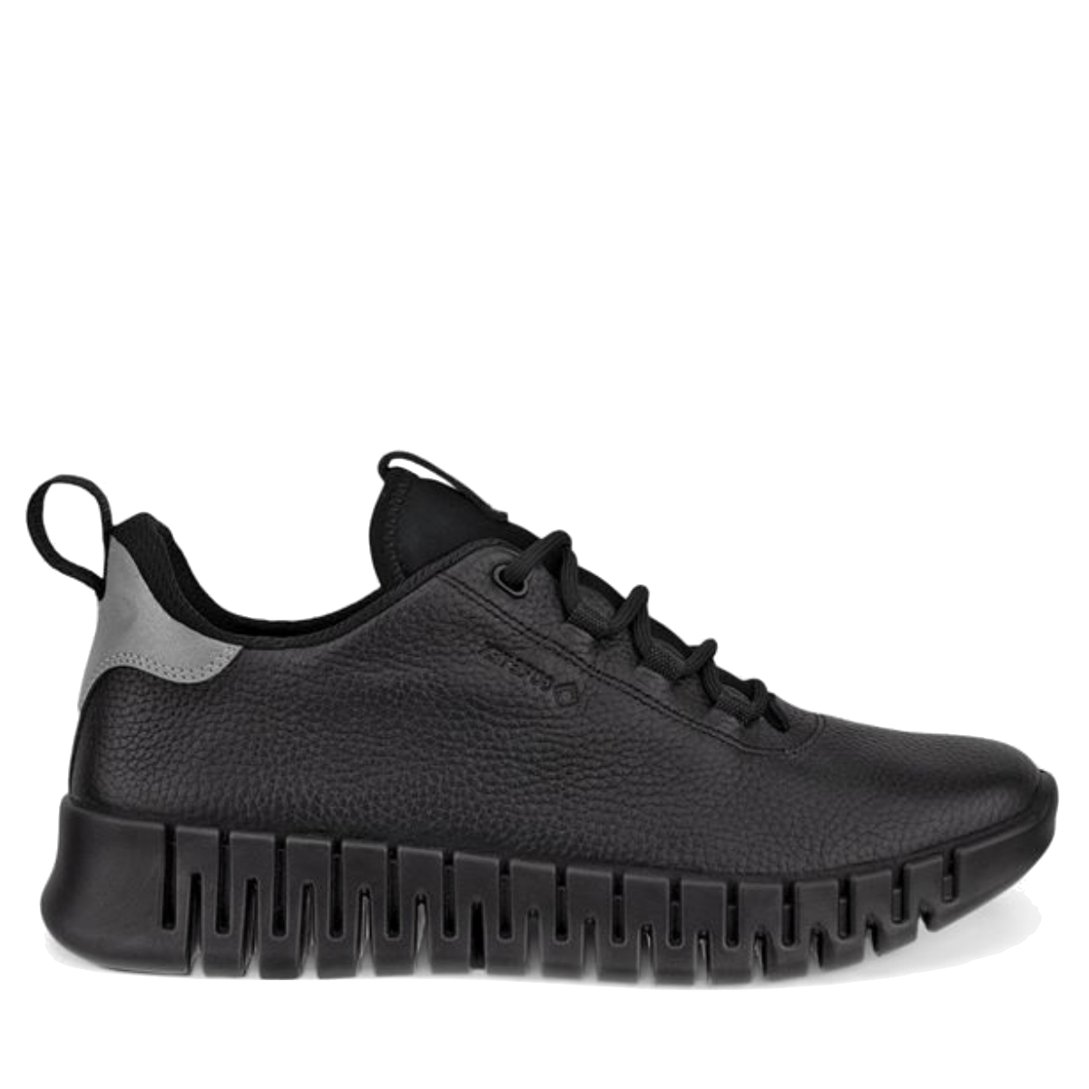 Sneaker Ecco Gruuv Goretex Suola Flessibile Pelle Black - Ecco - Calzature Savorè