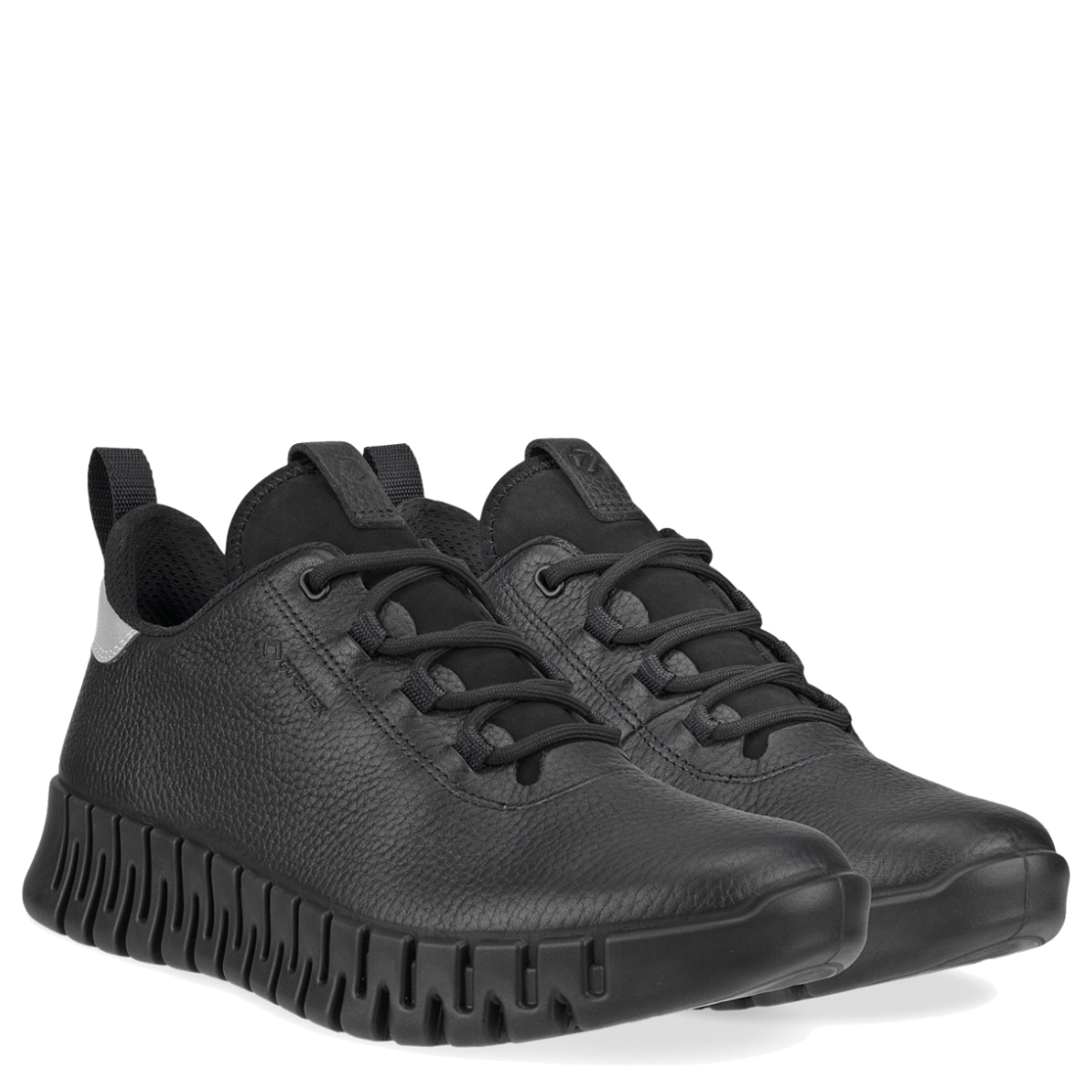 Sneaker Ecco Gruuv Goretex Suola Flessibile Pelle Black - Ecco - Calzature Savorè