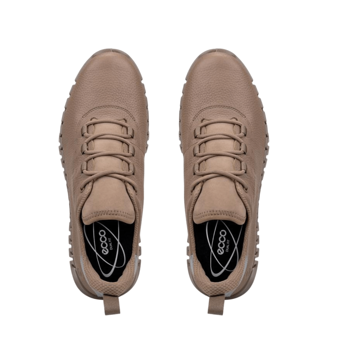 Sneaker Ecco Gruuv Goretex Suola Flessibile Pelle Gris / Taupe - Ecco - Calzature Savorè