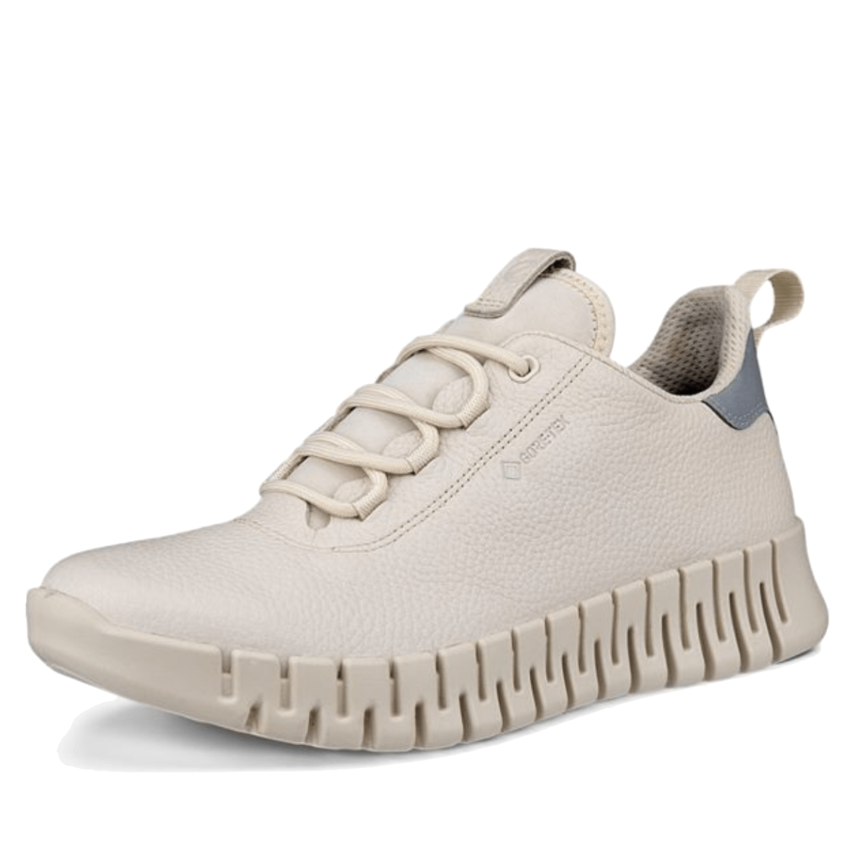 Sneaker Ecco Gruuv Goretex Suola Flessibile Pelle Limestone/Calcaire - Ecco - Calzature Savorè