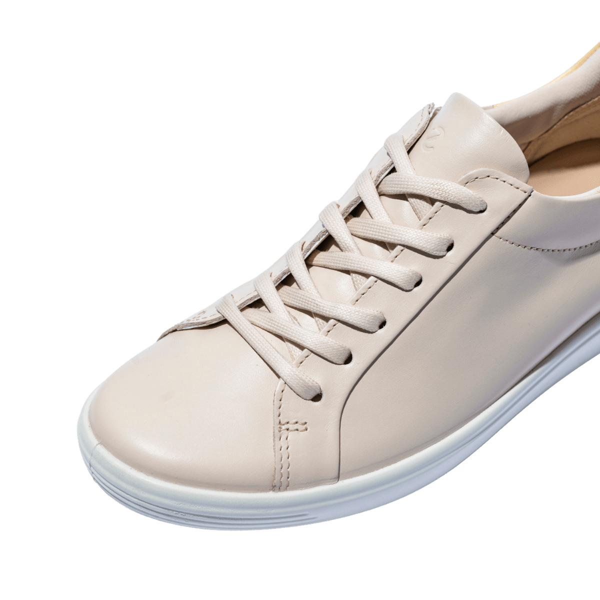 Sneaker Ecco Soft 7 W Easy Slip Lace Pelle Limestone - Ecco - Calzature Savorè