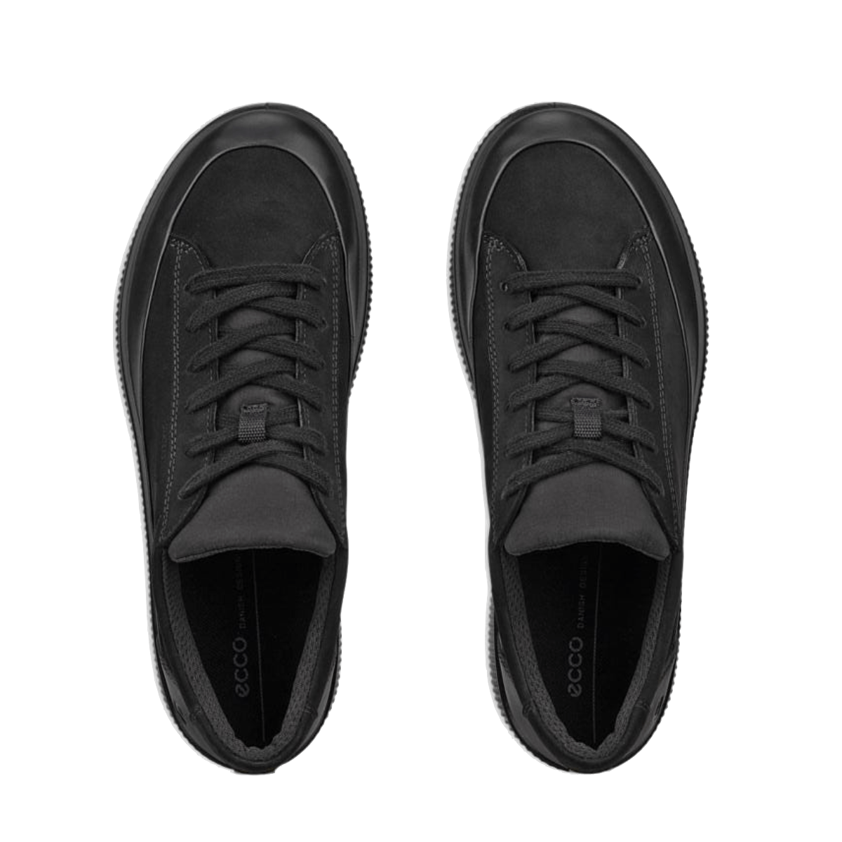 Sneaker Ecco Soft Zero Waterproof Nabuck Black - Ecco - Calzature Savorè
