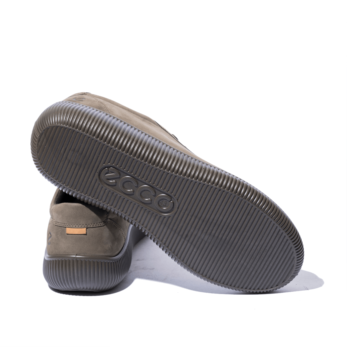 Sneaker Ecco Soft Zero Waterproof Nabuck Dark Clay - Ecco - Calzature Savorè