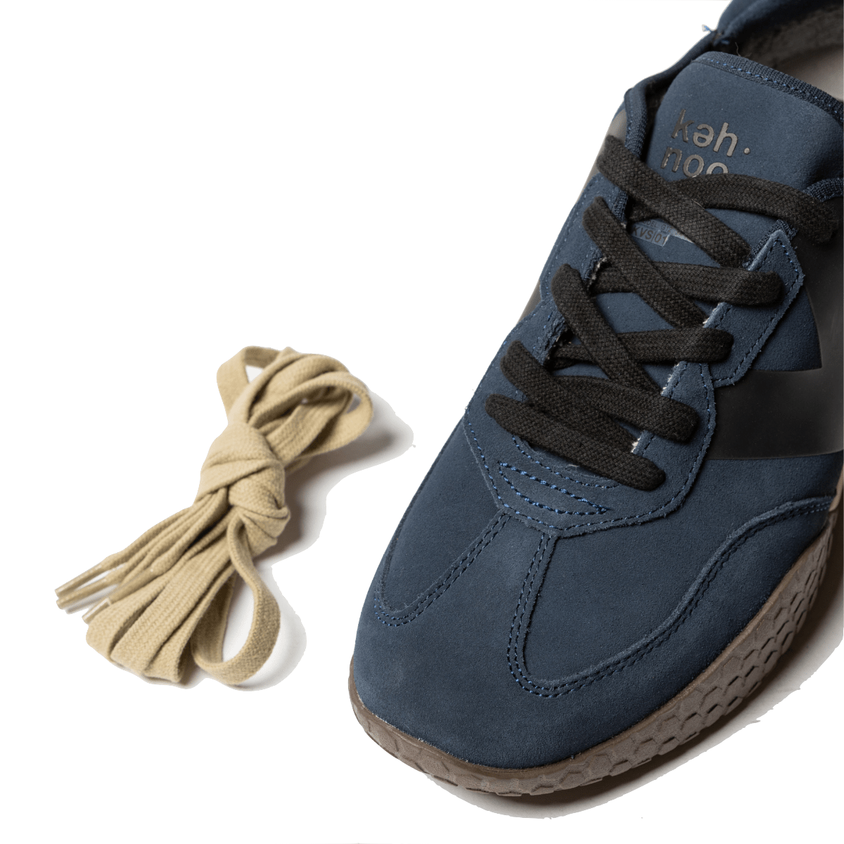 Sneaker Kehnoo Man Camoscio Navy/Black - Kehnoo - Calzature Savorè