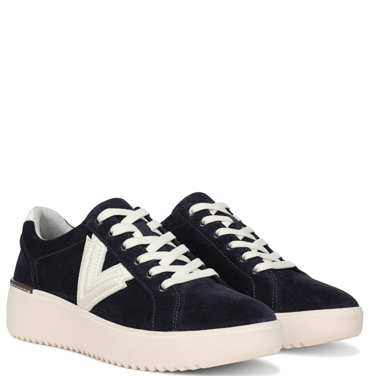 Sneaker Vionic Kearny Platform Camoscio Blu - Vionic - Calzature Savorè