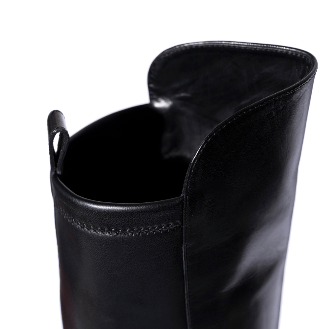 Stivale Alto Luca Grossi Nappa Natur Nero - Luca Grossi - Calzature Savorè