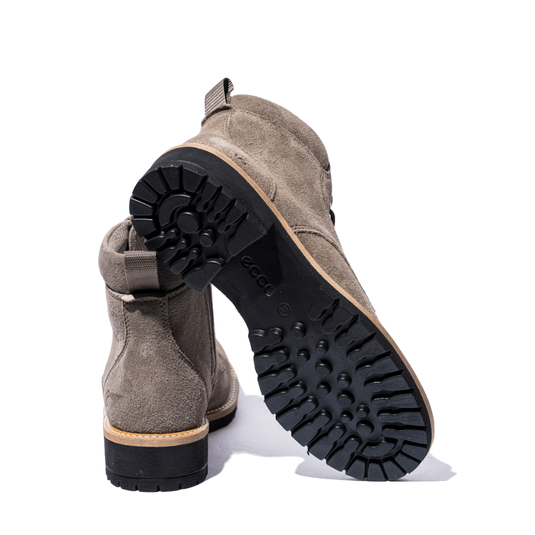 Stivaletto Allacciato Ecco Elaina Camoscio Dark Clay - Ecco - Calzature Savorè