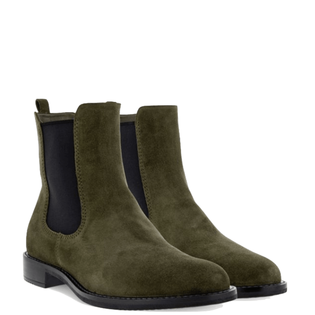 Stivaletto Beatles Ecco Sartorelle Camoscio Verde Oliva - Ecco - Calzature Savorè