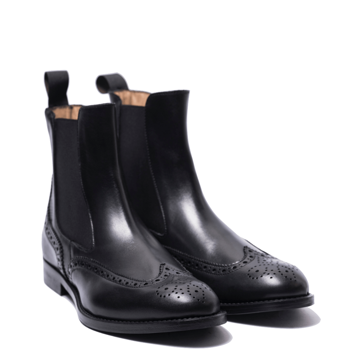 Stivaletto Beatles Saxone Woman Vitello Coda Di Rondine Nero - Saxone - Calzature Savorè