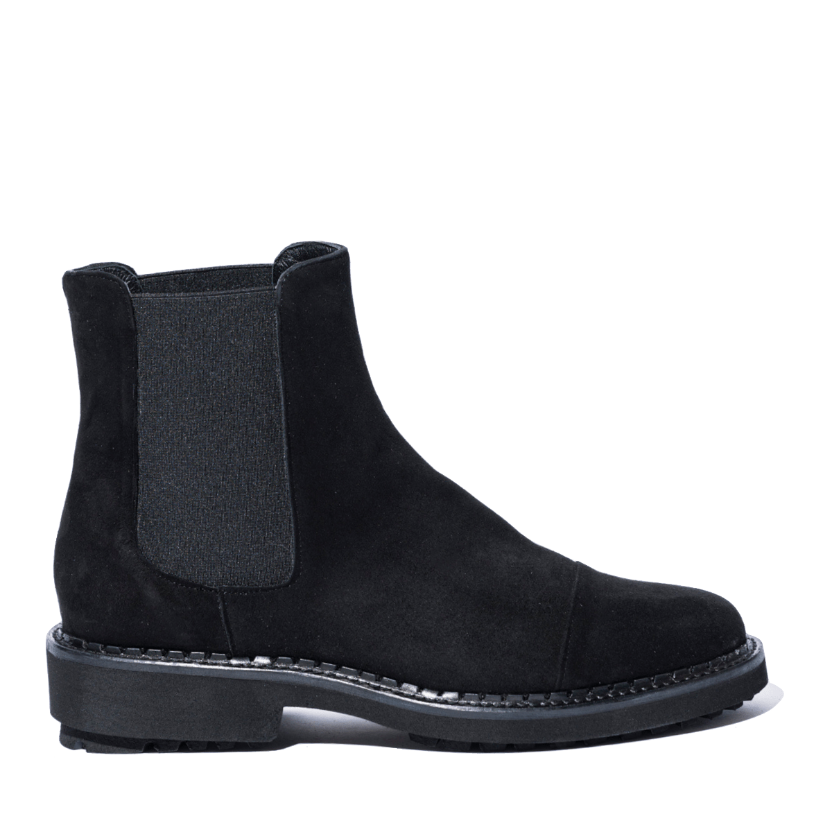 Stivaletto Beatles Vitulli & Co. Puntale Camoscio Nero - Vitulli & Co. - Calzature Savorè