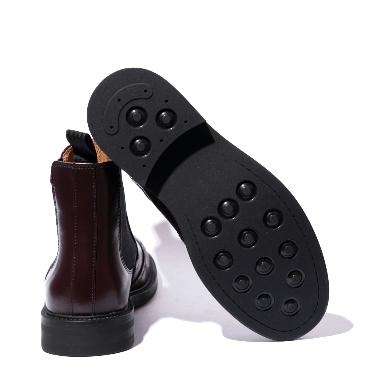 Stivaletto Chelsea Saxone Pelle Coda Di Rondine Burgundy - Saxone - Calzature Savorè