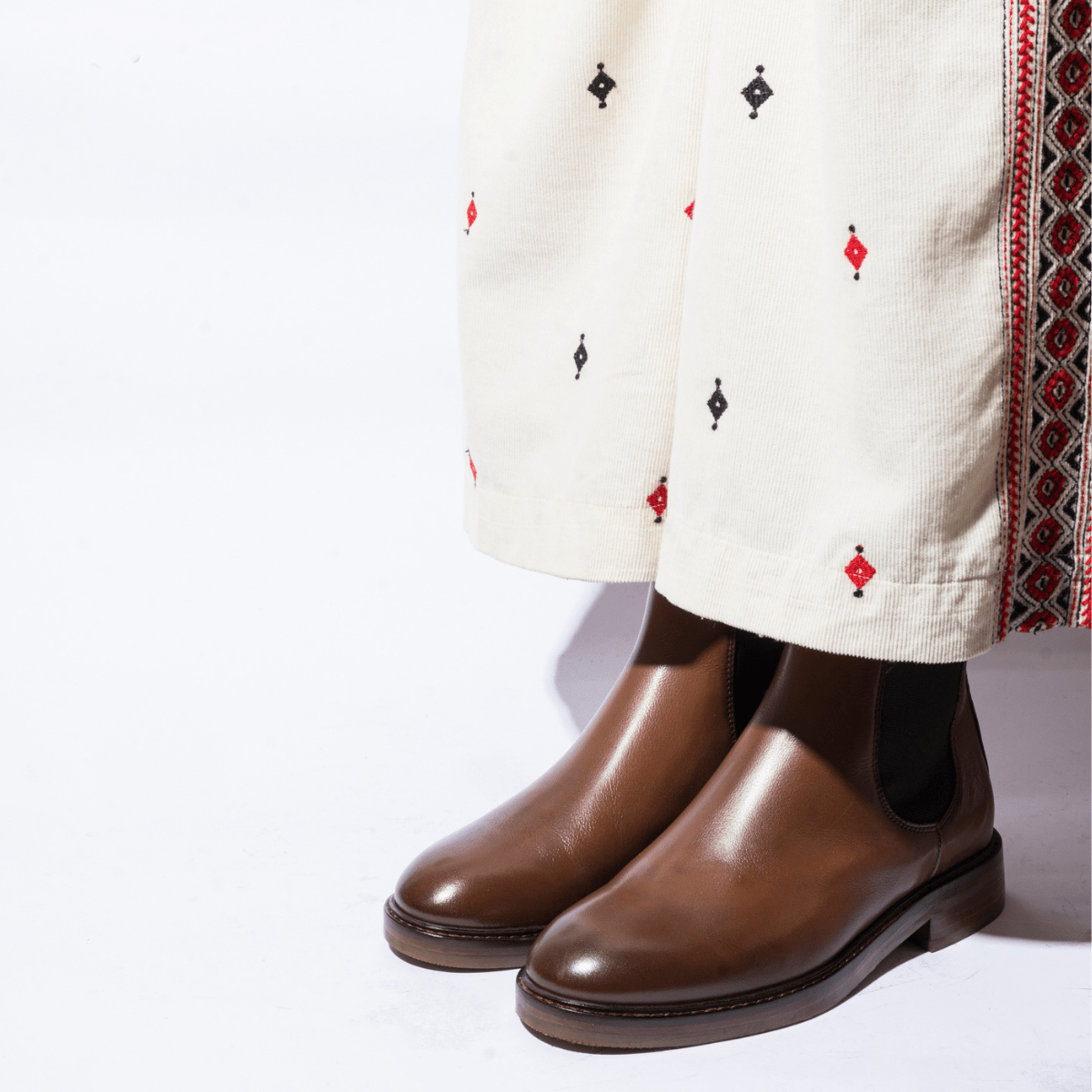 Stivaletto Chelsea Triver Flight Pelle Bufalo Cuoio - Triver Flight - Calzature Savorè