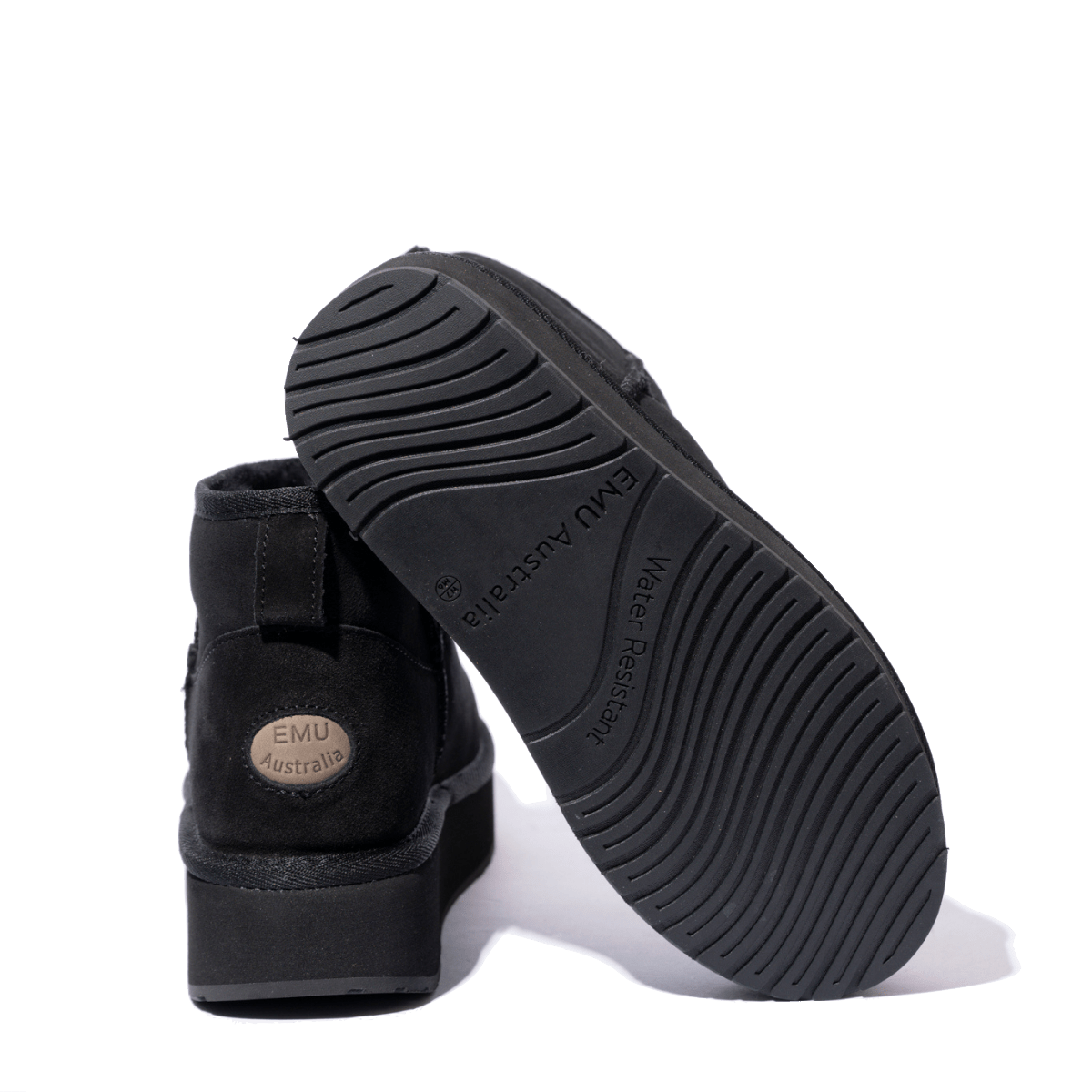 Stivaletto Emu Australia Stinger Micro Flatform 2.0 Montone Imbottito Black - Emu Australia - Calzature Savorè