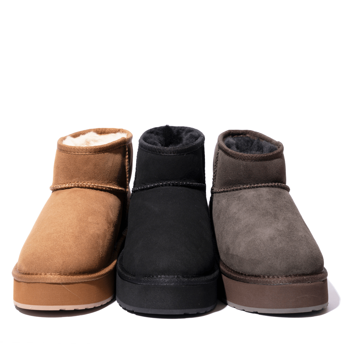 Stivaletto Emu Australia Stinger Micro Flatform 2.0 Montone Imbottito Chocolate - Emu Australia - Calzature Savorè