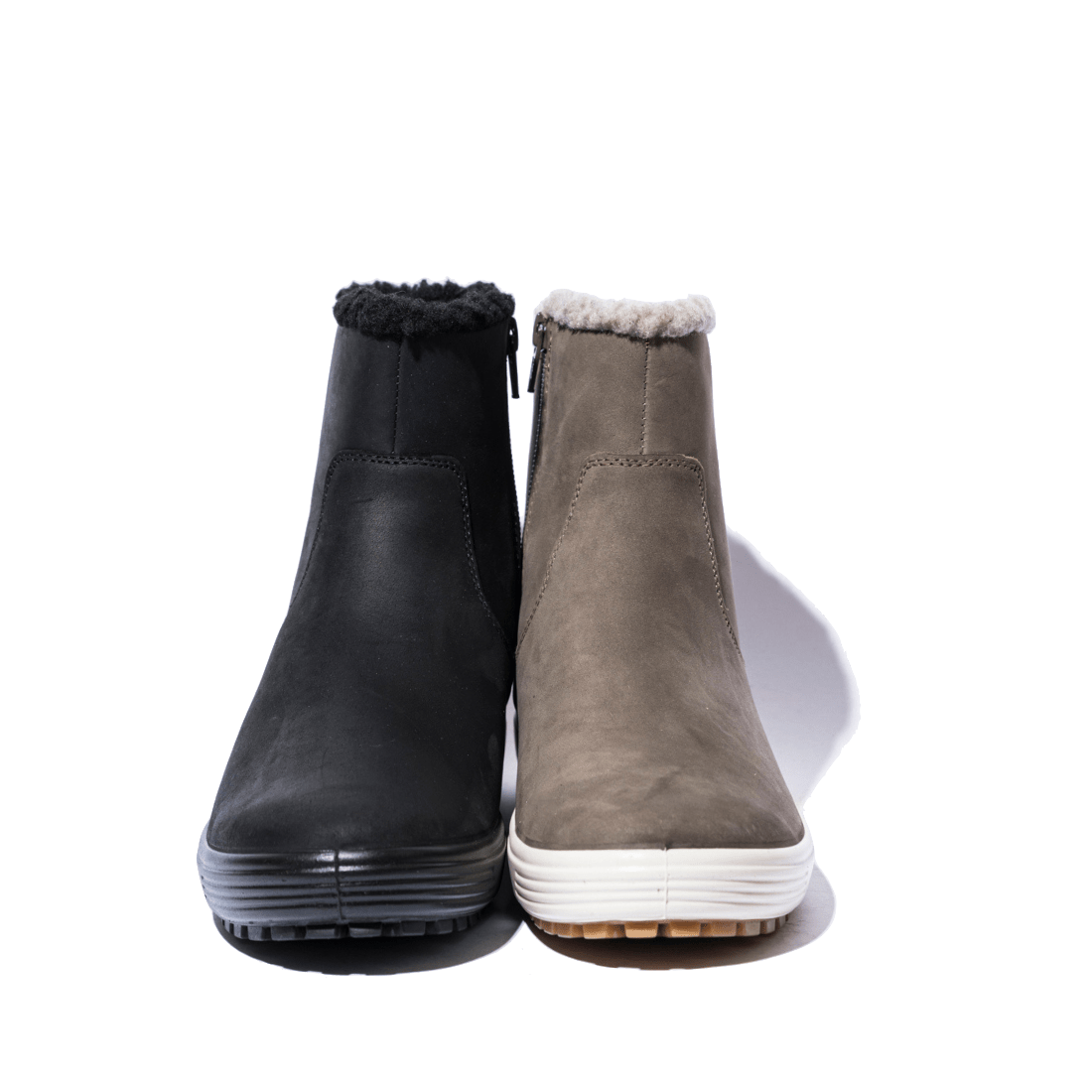 Stivaletto Imbottito Ecco Soft 7 Tred Warm Pelle Nabuck Black - Ecco - Calzature Savorè