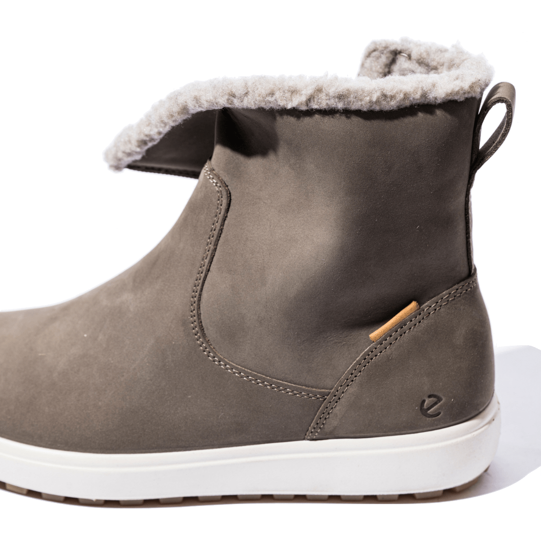Stivaletto Imbottito Ecco Soft 7 Tred Warm Pelle Nabuck Dark Clay - Ecco - Calzature Savorè