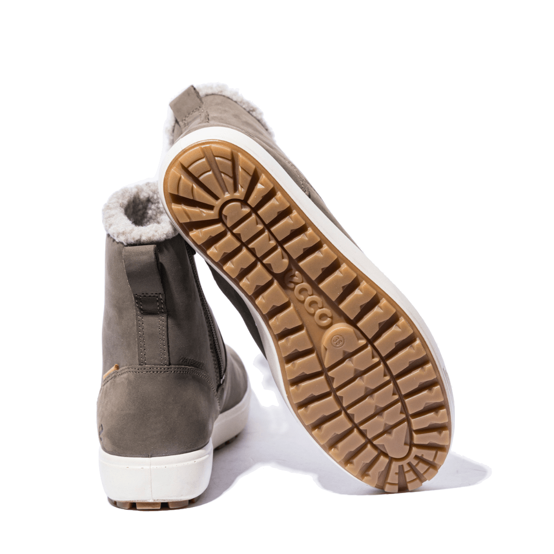 Stivaletto Imbottito Ecco Soft 7 Tred Warm Pelle Nabuck Dark Clay - Ecco - Calzature Savorè