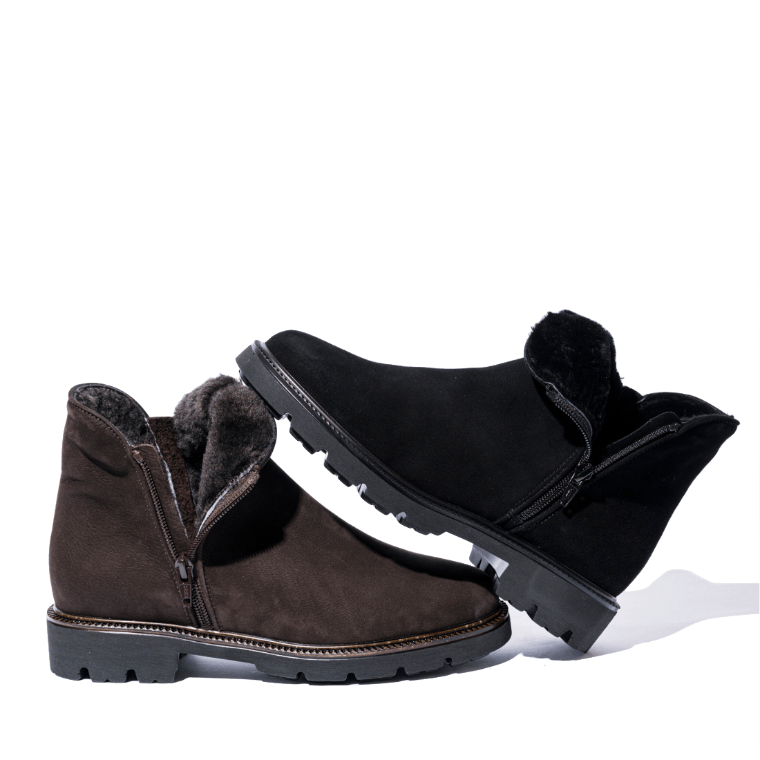 Stivaletto Imbottito Savorè Nabuck Nero - Savorè - Calzature Savorè