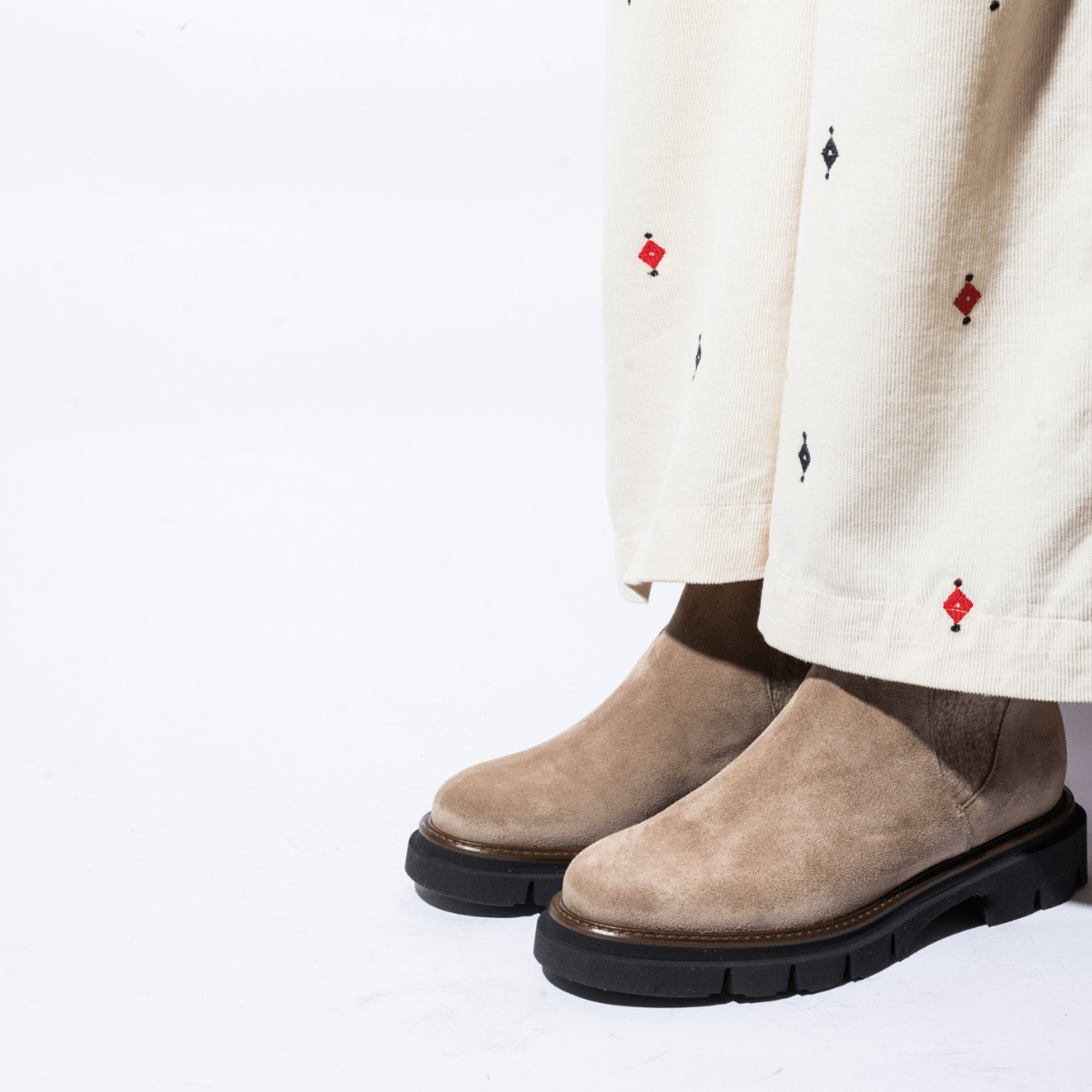 Stivaletto Luca Grossi Lana Cotta Camoscio Sensory Croissant - Luca Grossi - Calzature Savorè