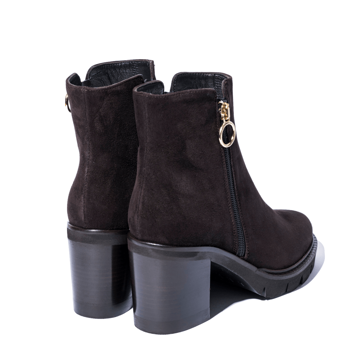 Tronchetto Alto Luca Grossi Camoscio Testa Di Moro - Luca Grossi - Calzature Savorè