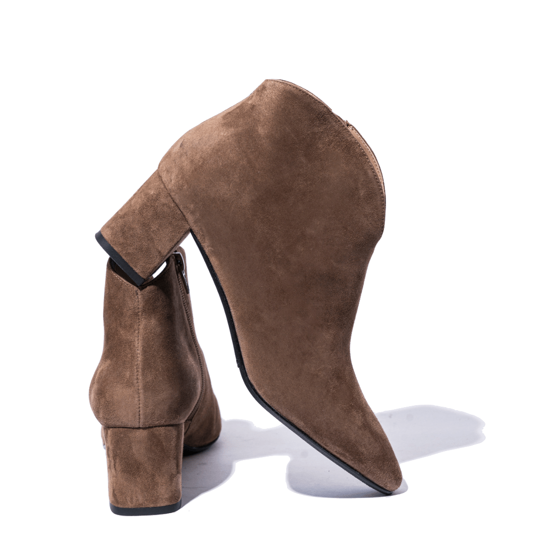 Tronchetto La Sellerie Camoscio Castagna - La Sellerie - Calzature Savorè