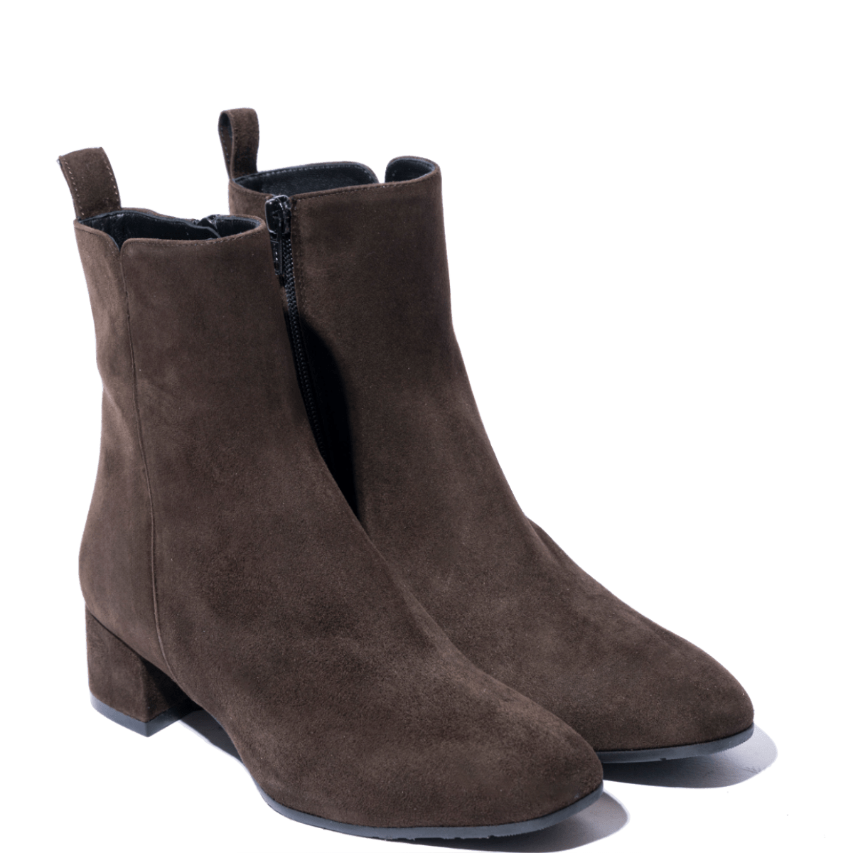 Tronchetto Le Gazzelle Camoscio Testa Di Moro - Le Gazzelle - Calzature Savorè