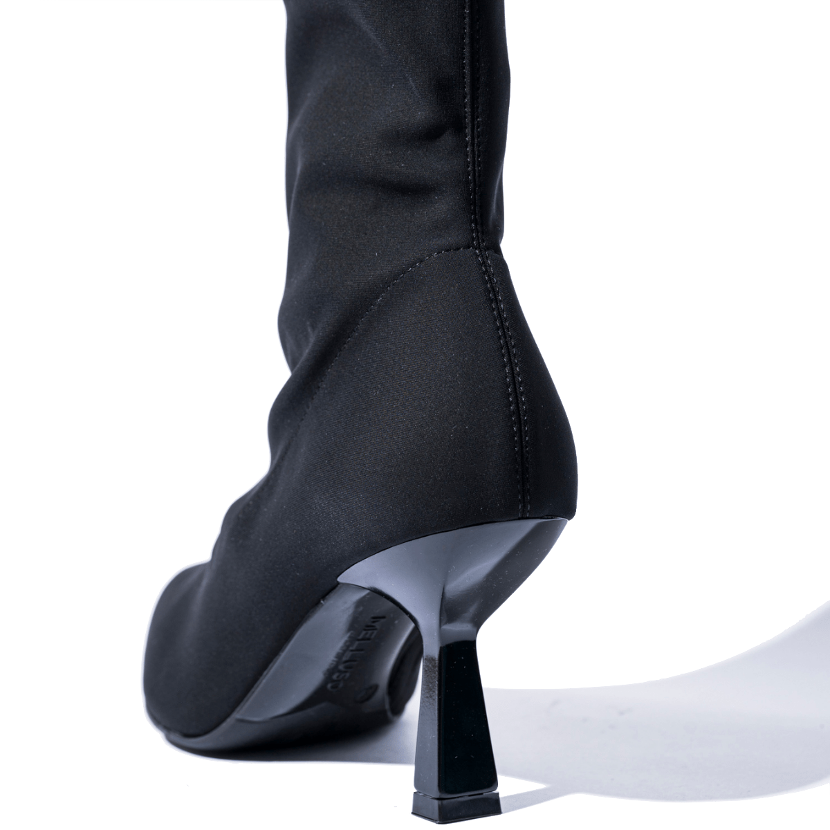 Tronchetto Melluso Gilda Tessuto Elasticizzato Nero - Melluso - Calzature Savorè