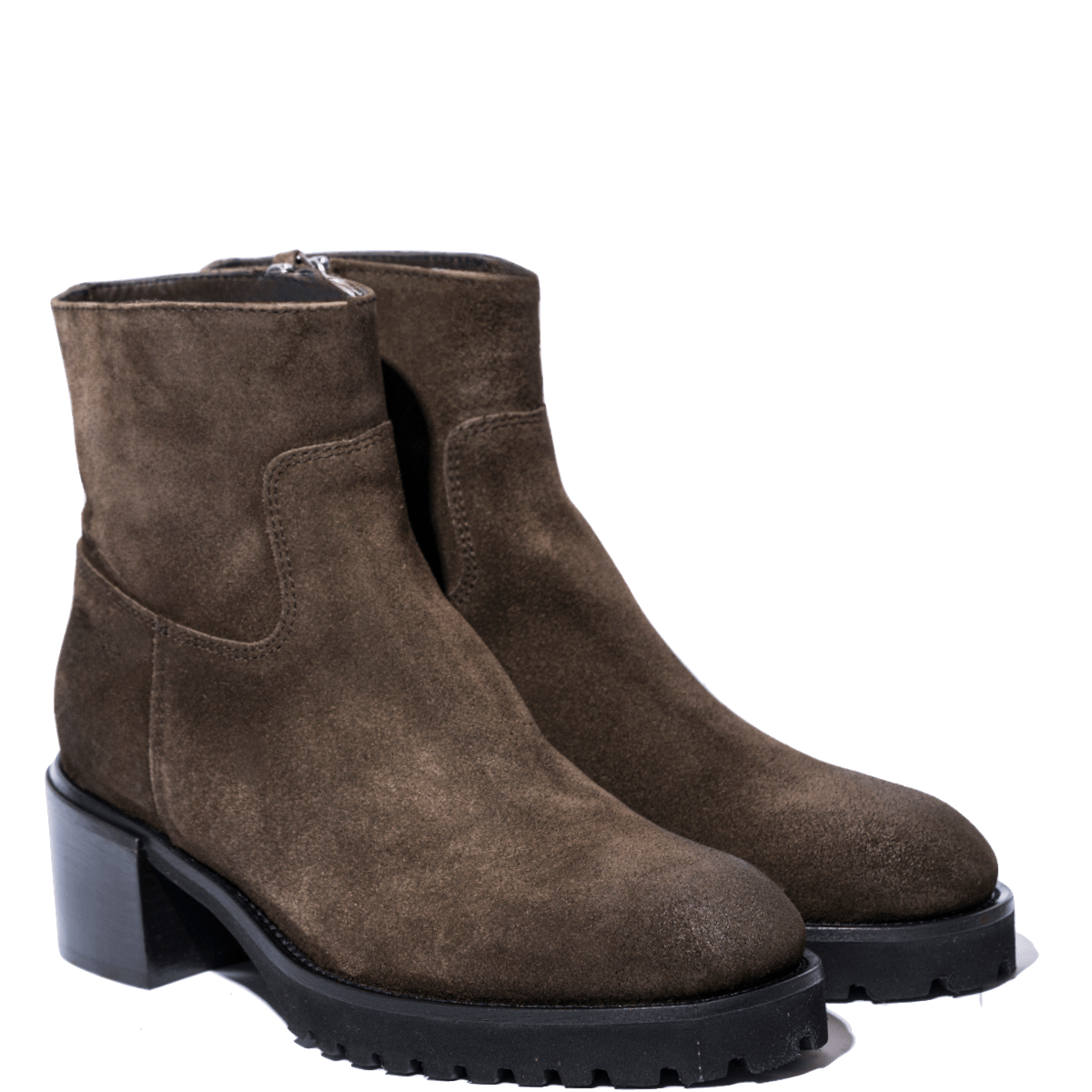 Tronchetto Triver Flight Camoscio Fox Oliva - Triver Flight - Calzature Savorè