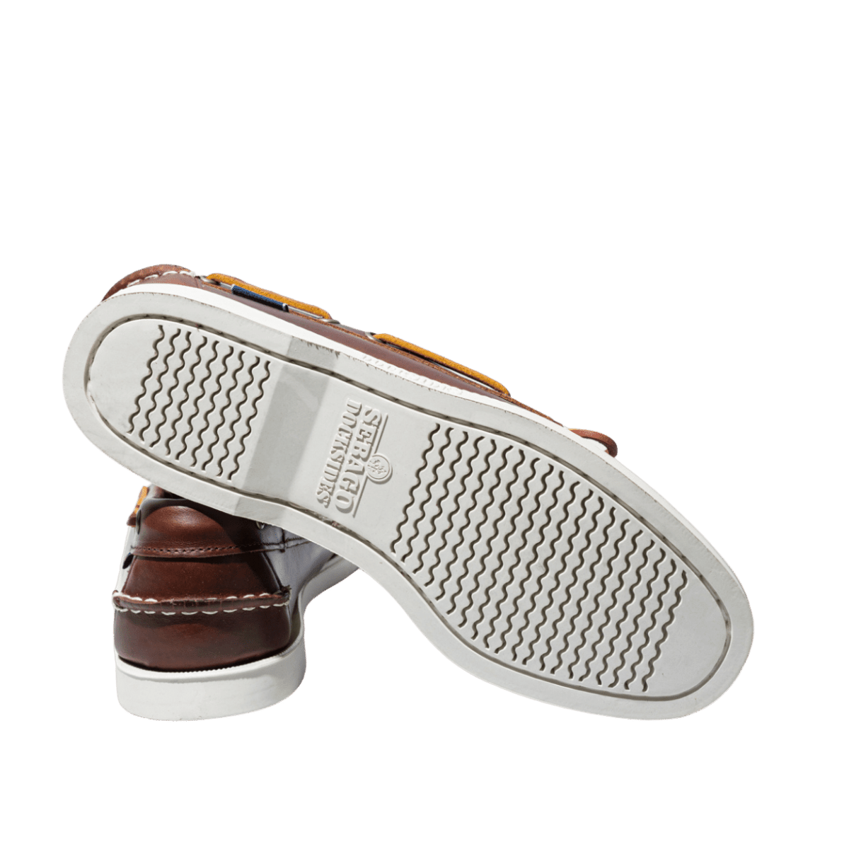 Vela Sebago Docksides Portland Brown Leather Woman - Sebago - Calzature Savorè