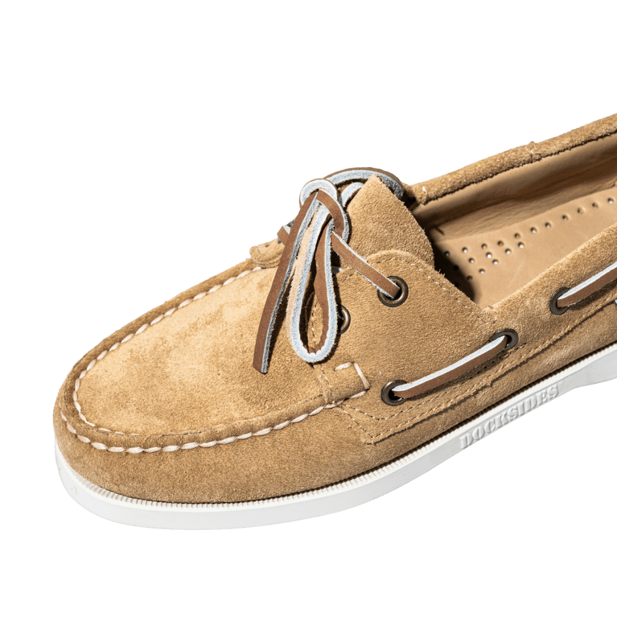 Vela Sebago Docksides Portland Flesh Out Beige Paint Woman - Sebago - Calzature Savorè