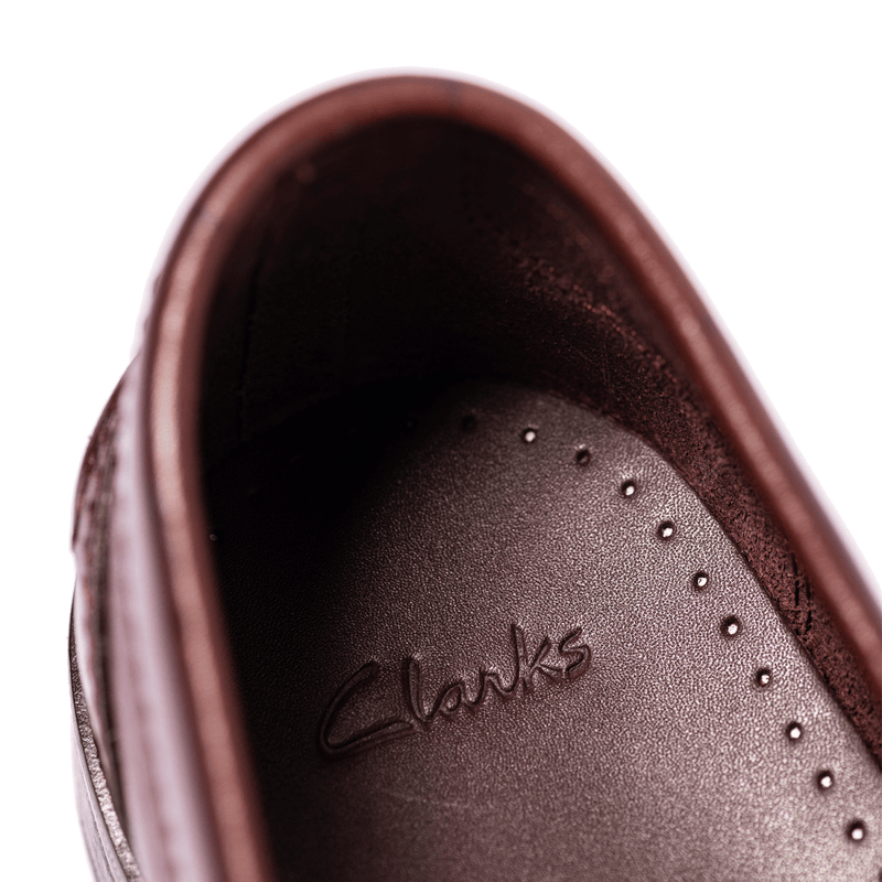 Beary Loafer Clark's Mid Brown Leather - Calzature Savorè