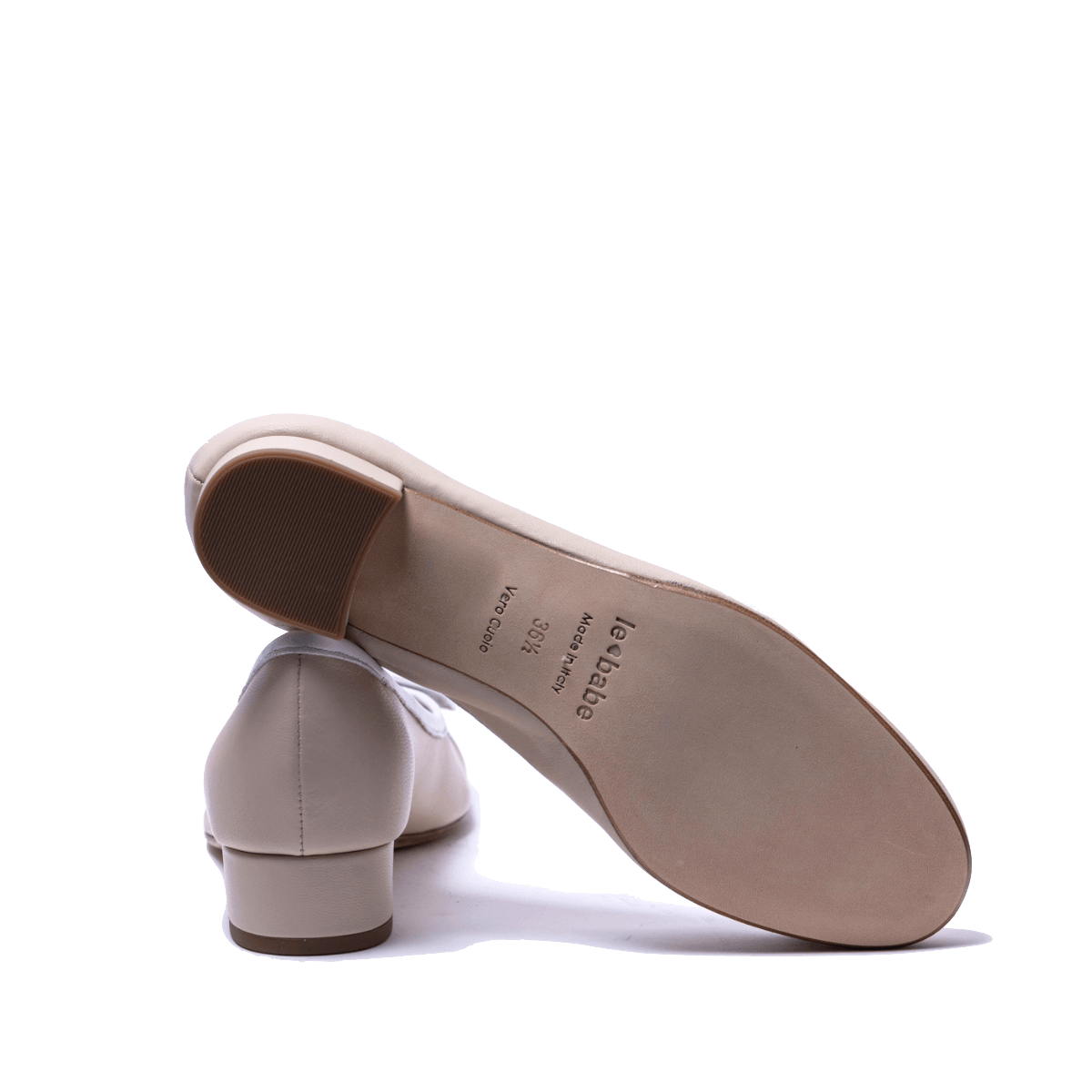 Décolleté Le Babe Nappa Sand-Bianco - Le Babe - Calzature Savorè