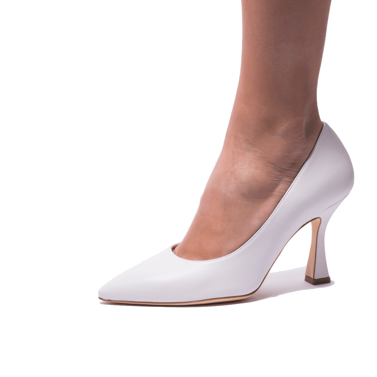 Décolleté Melluso Pelle Bianco Sposa - Melluso - Calzature Savorè