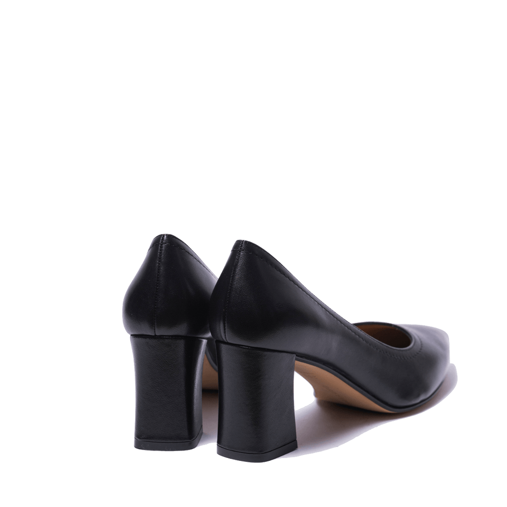 Clarks Ambyr Glow - Scarpe Décolleté Donna In Pelle Nera, Tacco, Suola TPR, 39 EU