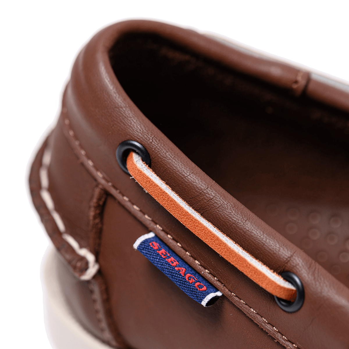 Docksides Portland Sebago Brown Leather - Calzature Savorè