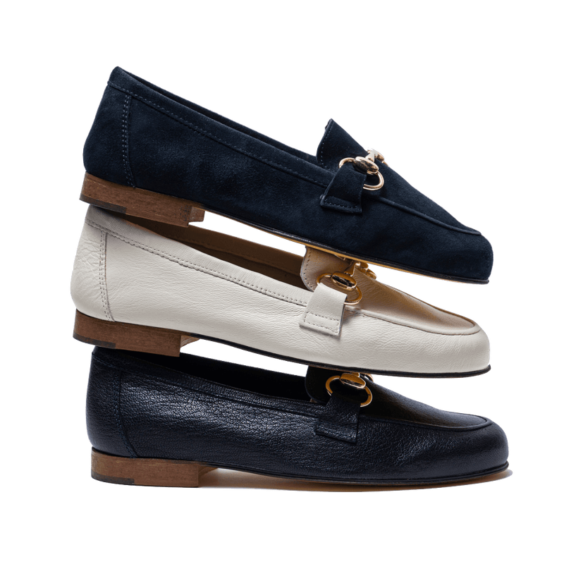 Mocassino Antica Cuoieria Morsetto Pelle Huracan Blu - Antica cuoieria - Calzature Savorè