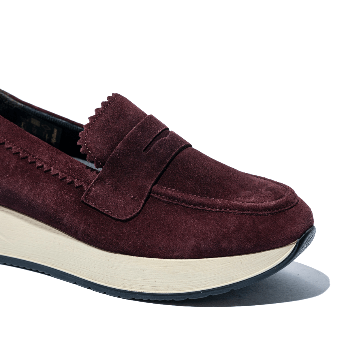 Mocassino Melluso Carla Camoscio Bordeaux