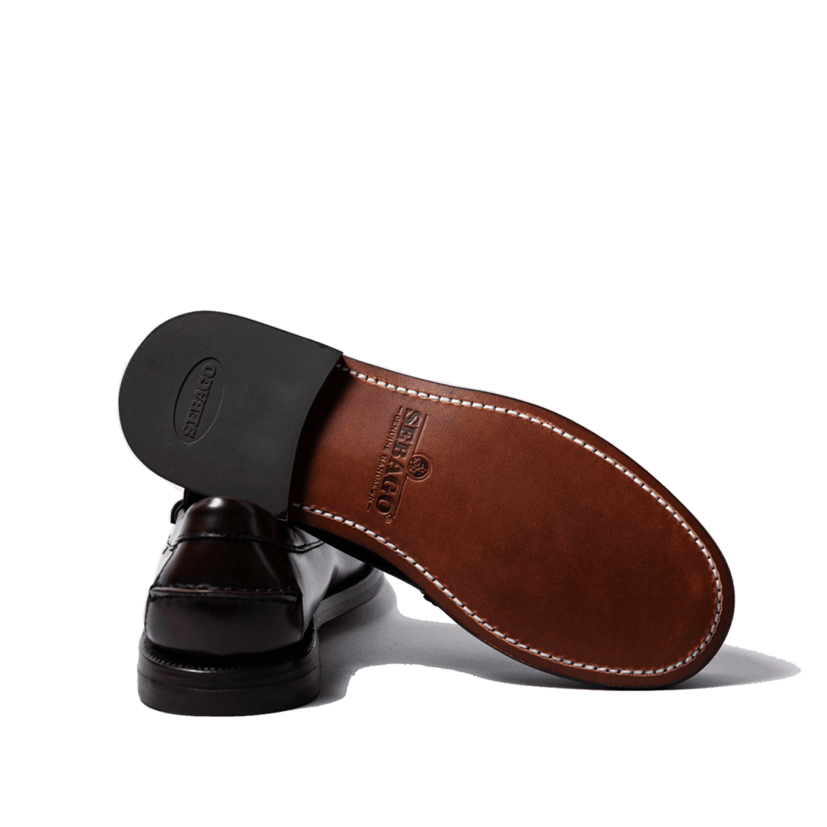 Mocassino Sebago Classic Dan Man Brown Burgundy - Sebago - Calzature Savorè