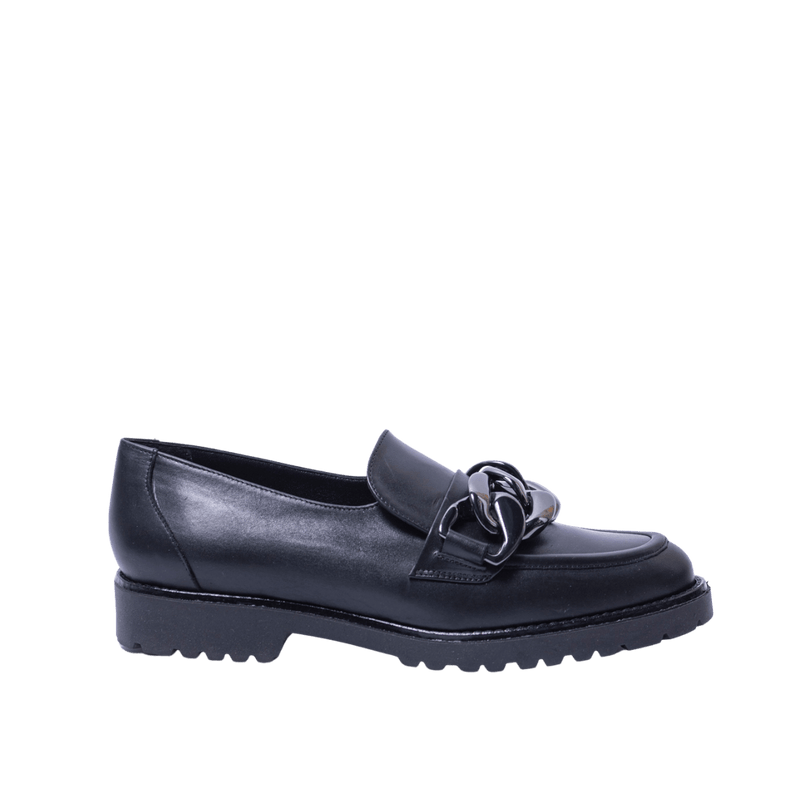 Mocassino Vitulli & Co. Catena Pelle Nero - Vitulli & Co. - Calzature Savorè
