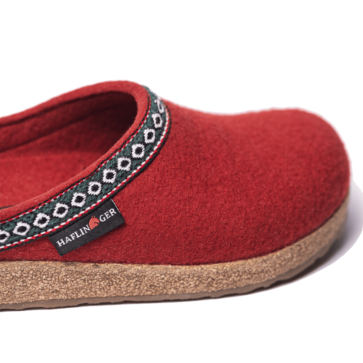 Pantofola Haflinger Grizzly Franzl Rosso - Haflinger - Calzature Savorè