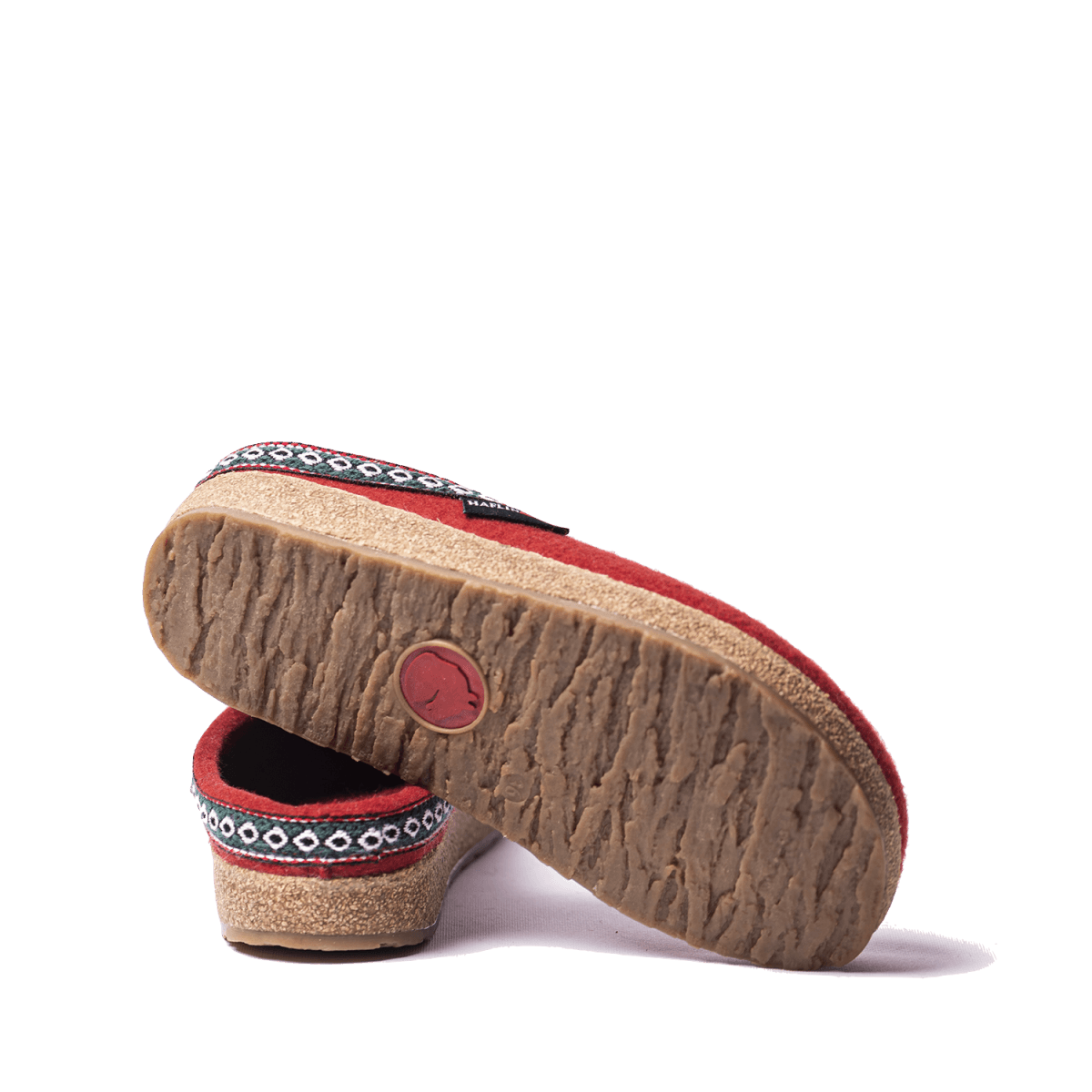 Pantofola Haflinger Grizzly Franzl Rosso - Haflinger - Calzature Savorè