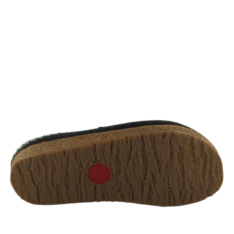 Pantofola Haflinger Grizzly Franzl Verde - Haflinger - Calzature Savorè