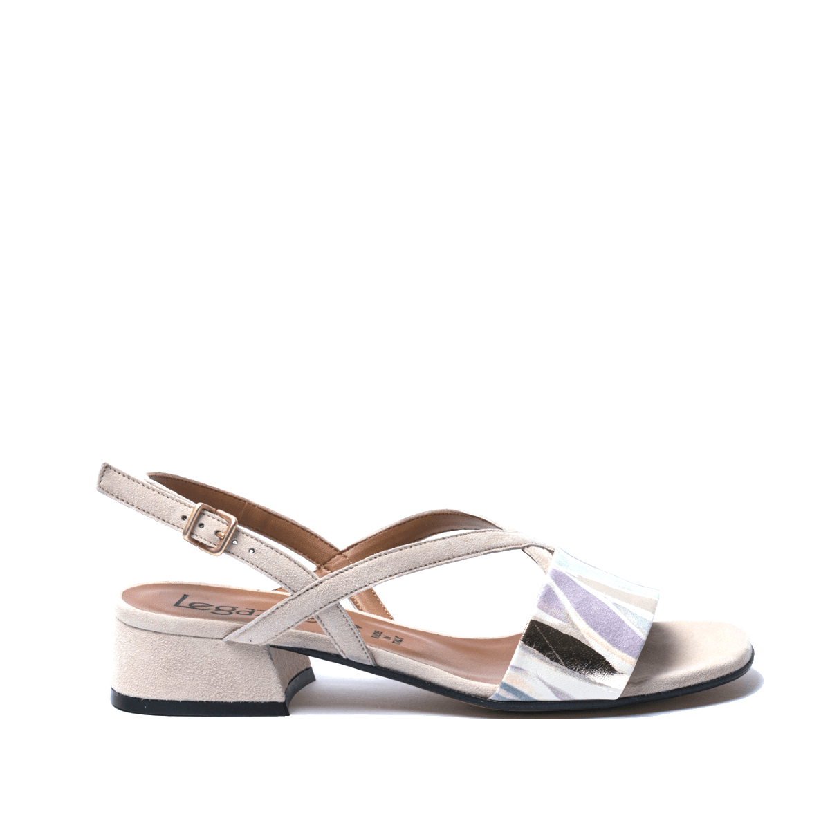 Sandalo Le Gazzelle Camoscio Power Rosa Tenue