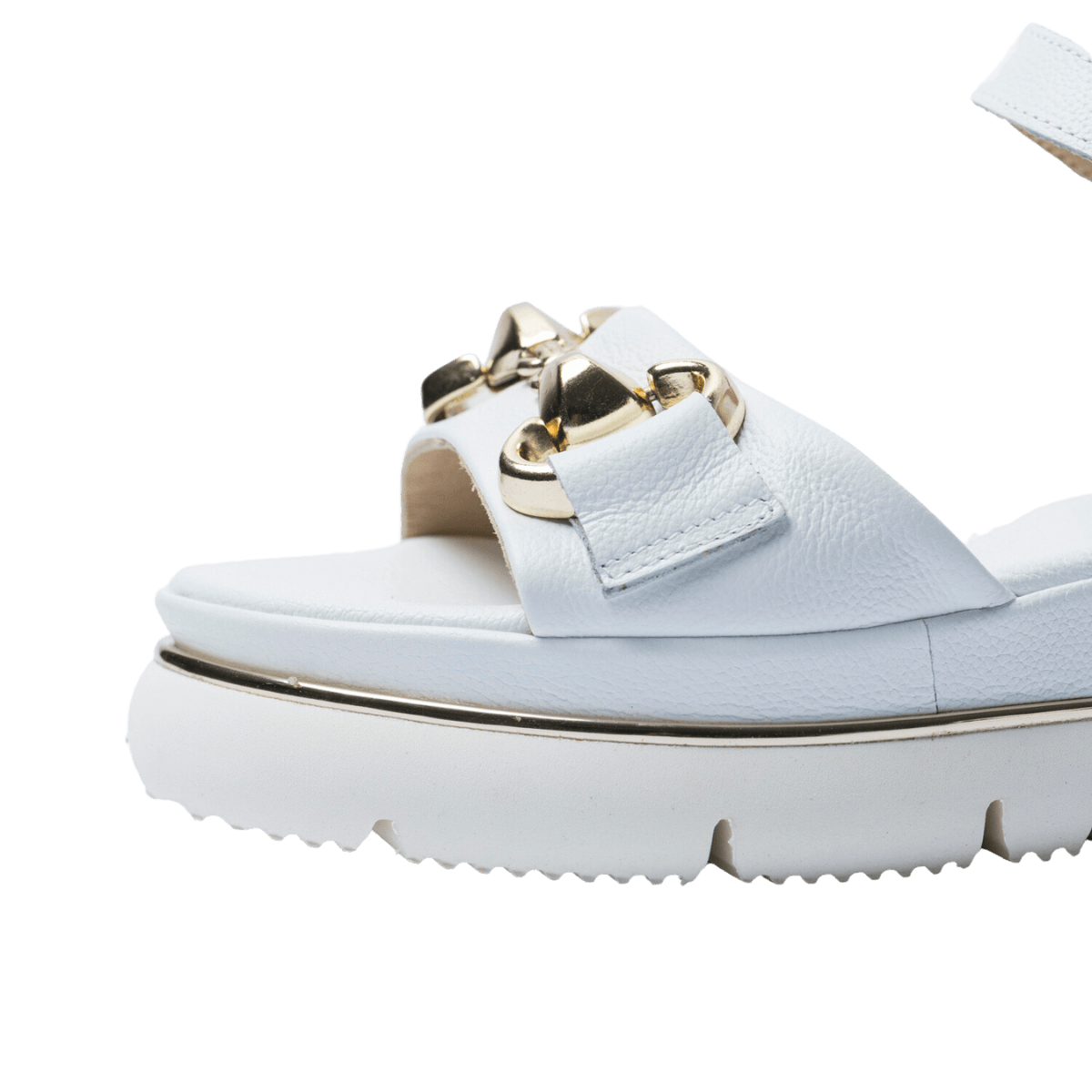 Sandalo Luca Grossi Morsetto Pelle Viking Bianco ULTIMI NUMERI: 40