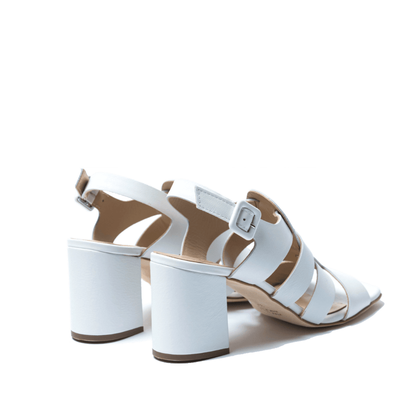 Sandalo Luca Grossi Pelle Capri Bianco - Luca Grossi - Calzature Savorè