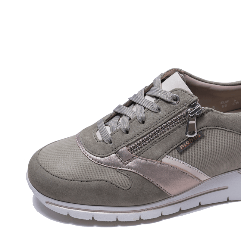 Scarpa Allacciata Mephisto Ereen Light Khaki - Mephisto - Calzature Savorè