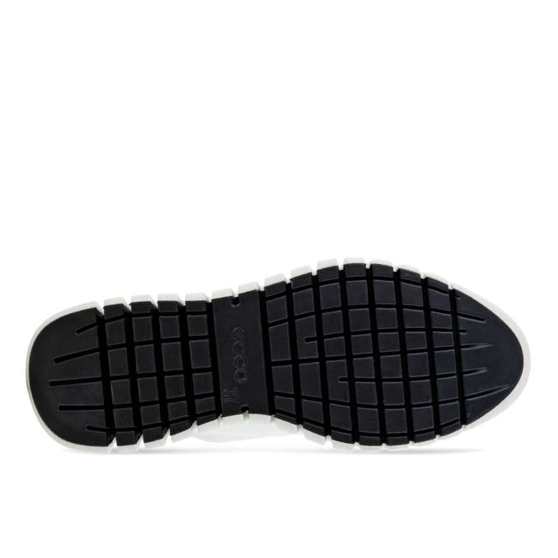 Sneaker Ecco Gruuv Suola Flessibile Pelle White/Light Grey - Ecco - Calzature Savorè