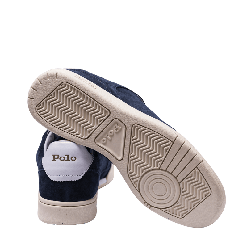 Sneaker Polo Ralph Lauren Court Camoscio Blu - Polo Ralph Lauren - Calzature Savorè