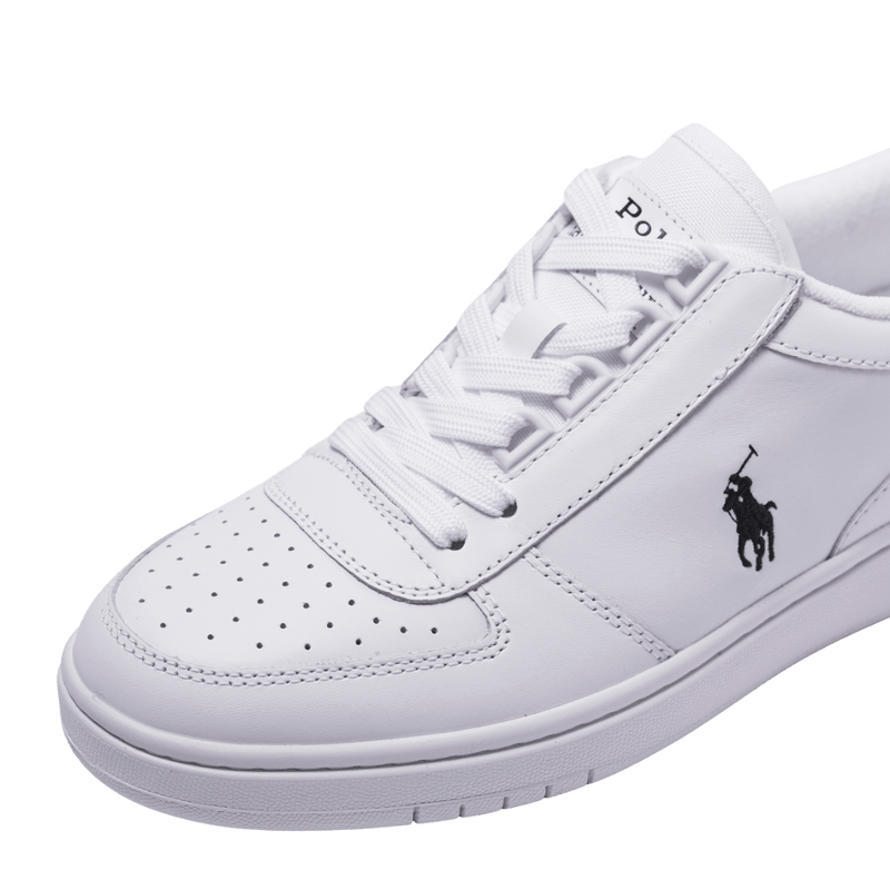 Sneaker Polo Ralph Lauren Court Pelle Bianco - Polo Ralph Lauren - Calzature Savorè