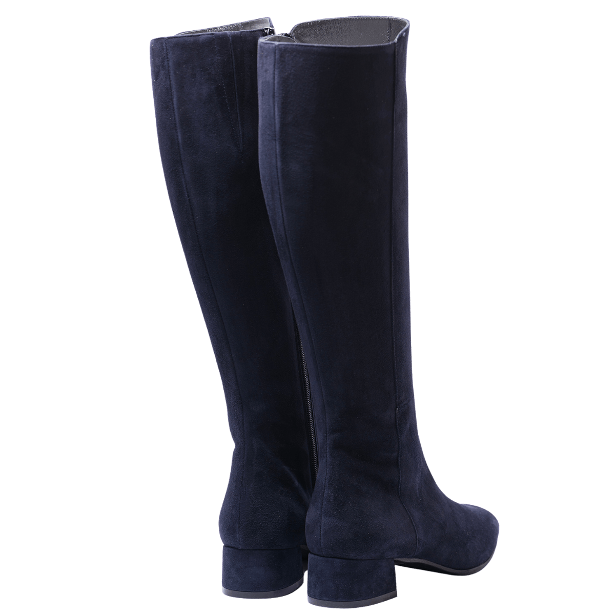 Stivali camoscio blu discount